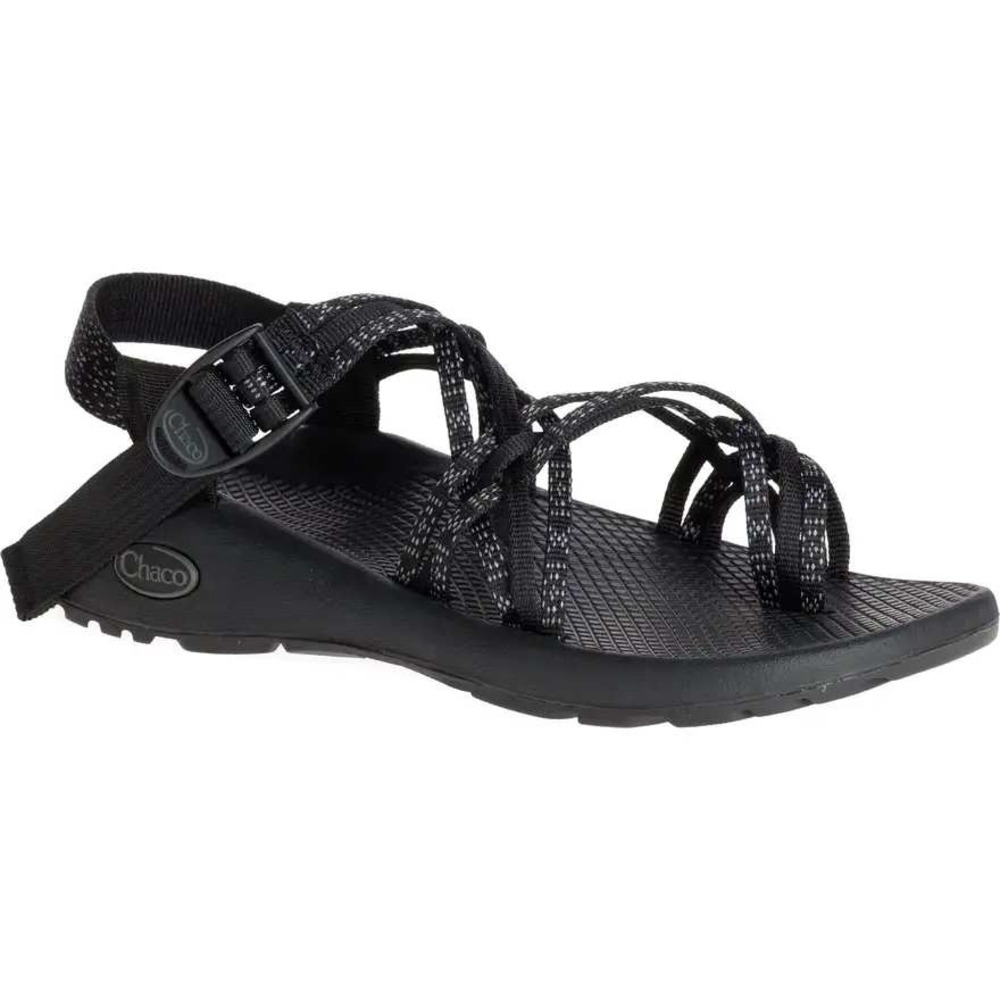 Chaco ZX/3 Classic XOXO Black Strappy Toe Loop Hiking Sandals Womens 8 Gorpcore